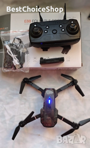 Сгъваем Дрон с HD 1080P Камера RC Квадрокоптер за Деца и възрастни с 2 Батерии, снимка 6 - Дронове и аксесоари - 53651619