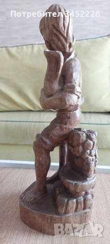 дърворезба за ценители височина 40см , снимка 5 - Декорация за дома - 53845562