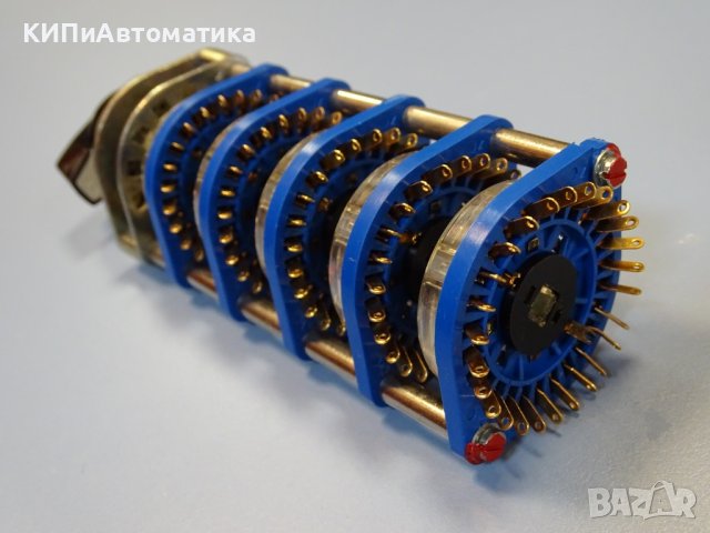 Галетен превключвател kontakta kt-1241-2 rotary switch gold plated 5/26, снимка 2 - Резервни части за машини - 41728780