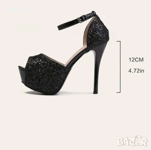 сандали на висок ток, снимка 3 - Сандали - 51383710