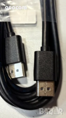 DELL DP към DP кабел v.1.2 (H8RPH,YX53C,RN698,5K1FN), снимка 3 - Кабели и адаптери - 49267091