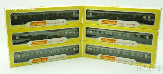 H0 1/87 LILIPUT ЛОКОМОТИВ ВАГОН ВЛАК ВЛАКЧЕ ЖП ЛОТ 6 БР.