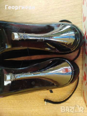 Черни лачени обувки 36 номер, снимка 13 - Дамски елегантни обувки - 35811593