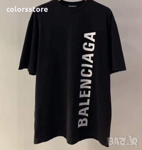 Черна тениска  Balenciaga  код Br184, снимка 2 - Тениски - 36029211