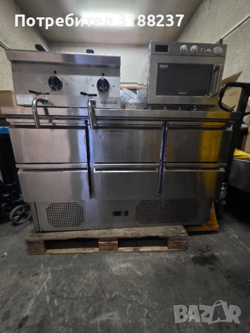 Нова! Немска хладилна маса с 6 чекмеджета, снимка 11 - Хладилни витрини и фризери - 52293515