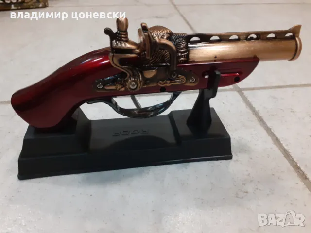 Красив кремъчен пистолет-запалка,пищов,оръжие