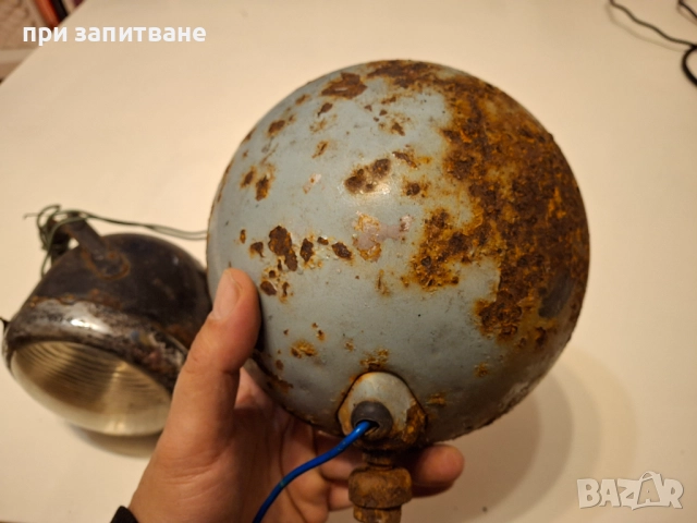 Стари ретро: 2 фара, настолен телефон Siemens, ел алуминиева тенджера, снимка 11 - Антикварни и старинни предмети - 36990190