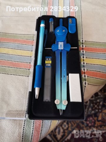 Ученически пергел, нов, немски, снимка 1