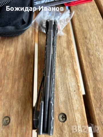 Продавам нож custom knife factory Michal Gavac, снимка 3 - Ножове - 53695493