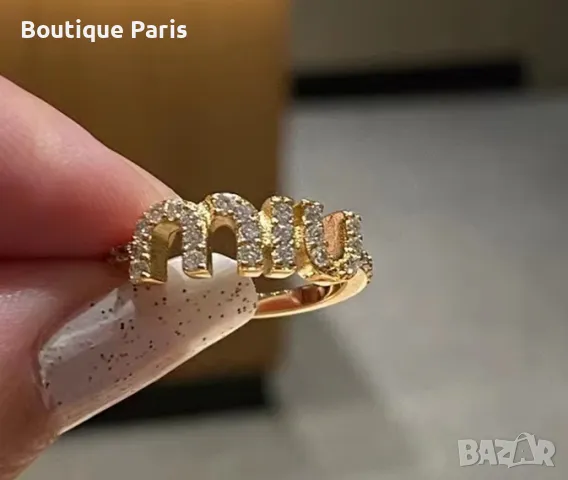 Miu Miu оригинален пръстен, снимка 2 - Пръстени - 50139199