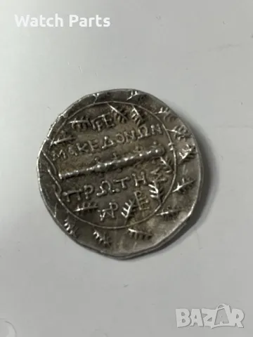 Реплика на монета Тетрадрахма Македония, снимка 2 - Нумизматика и бонистика - 48297816