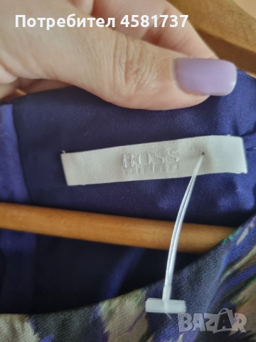 Рокля в делови стил Hugo Boss, размер M/L, снимка 8 - Рокли - 51613729