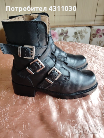 Оригинални боти за мотор HARLEY DAVIDSON 37 номер, снимка 3 - Дамски боти - 53423768
