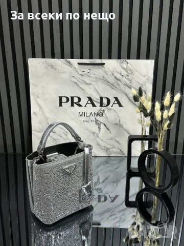 Prada Дамска Чанта Прада 17х17см - Налични Различни Цветове Код E735, снимка 7 - Чанти - 51242532