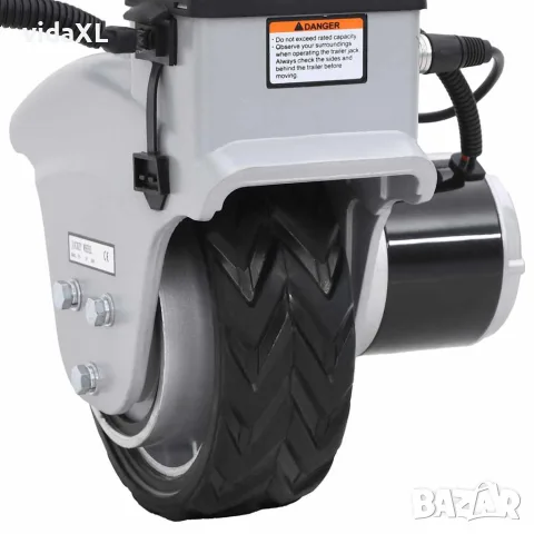 vidaXL Алуминиево моторизирано опорно колело за ремарке 12 V 350 W, снимка 7 - Ремаркета - 56147557