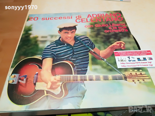 поръчана-ADRIANO CELENTANO-ITALY 2503221845, снимка 8 - Грамофонни плочи - 36232257