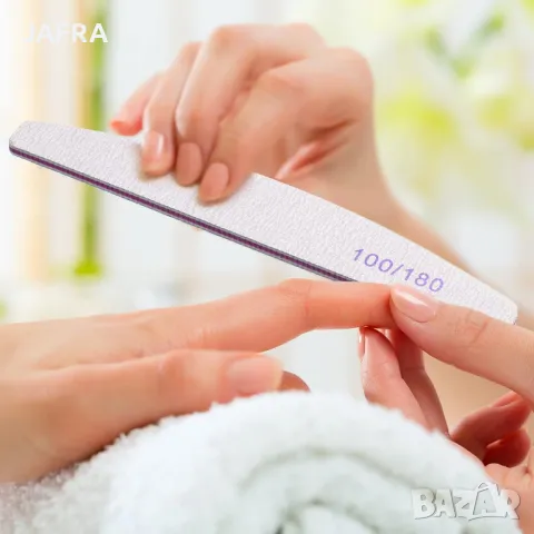 Професионални Пили за Маникюр 100/180 Пакет, за Салони и Домашна Употреба Отстъпка, снимка 2 - Продукти за маникюр - 48578562