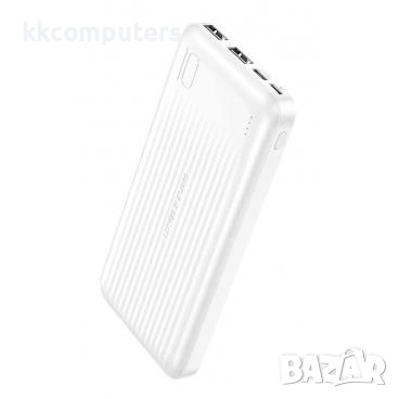 Power bank XO-PB301 / 2xUSB 2A / 10000mAh / Бял / Баркод : 456598