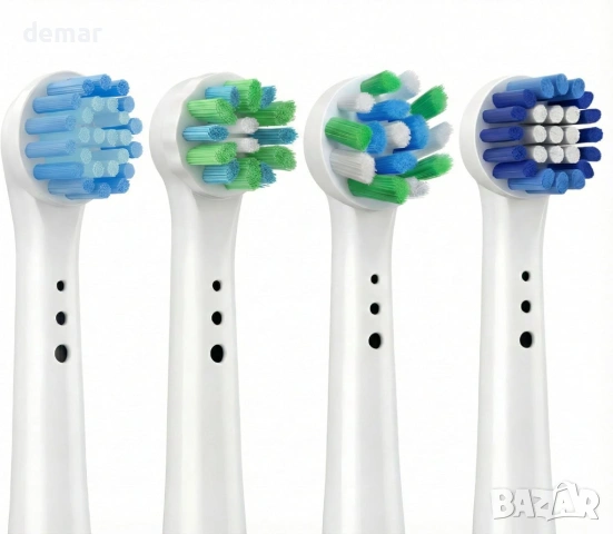 Комплект от 12 резервни глави за четки за зъби Oral-B и Braun – 4 вида, снимка 7 - Други - 53706907