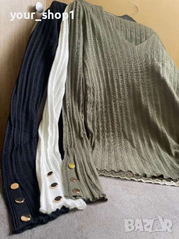 3 цвята дамска блуза с дълъг ръкав , снимка 10 - Блузи с дълъг ръкав и пуловери - 51840253