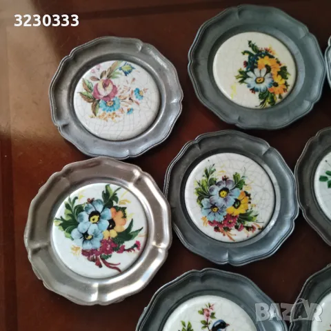 Чинийки за стена,подложки,калаени, снимка 11 - Електронни книги - 49683344