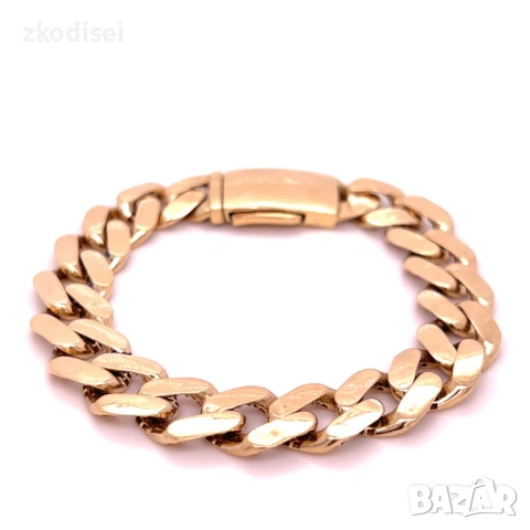 Златна дамска гривна 16,94гр. 20,0см. 14кр. проба:585 модел:35018-5, снимка 2 - Гривни - 53256944