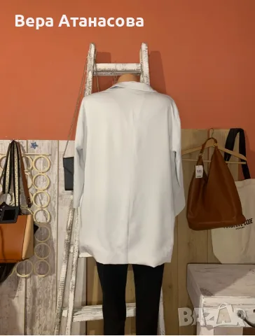 🤍🤍🤍 Сако/бкезър Zara гълъбово сив цвят🍈 м/л, снимка 4 - Сака - 55845613