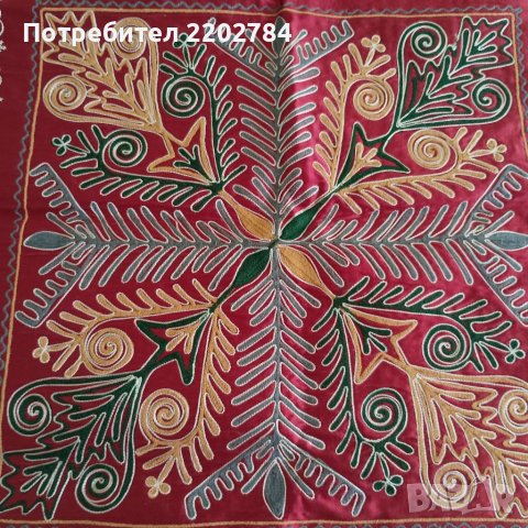 Покривка на една кука ,калъфка с бродерия , снимка 6 - Покривки за маси - 40454219