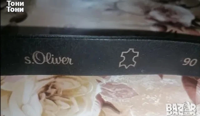 S.Oliver Оригинал Нов Мъжки Колан с Мини Портмоне от Естествена Кожа с Етикет 90см , снимка 10 - Колани - 53729253