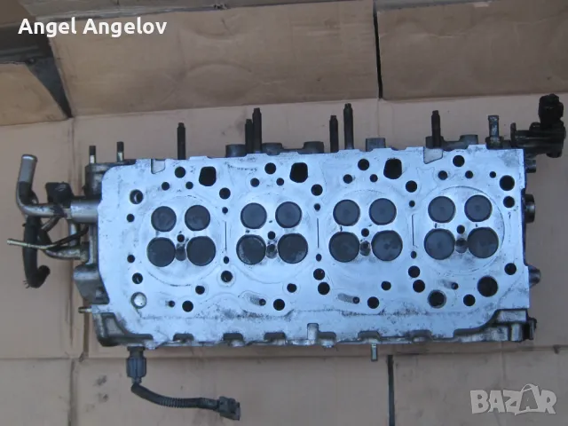 Обурудвана цилиндрова глава за Тойота Рав 4 (Toyota Rav4) 2.0 D-4D 4WD, 116 к.с. 2000-2006 г, снимка 1