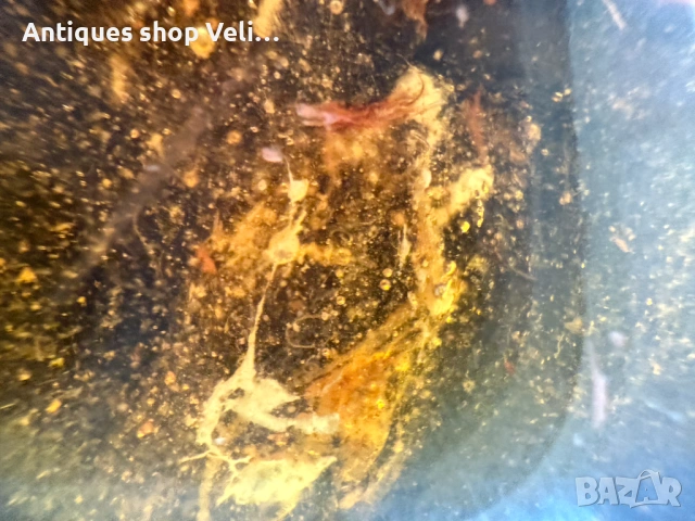 Кехлибарен медальон със сребърен обков №7835 , снимка 5 - Колиета, медальони, синджири - 53082753