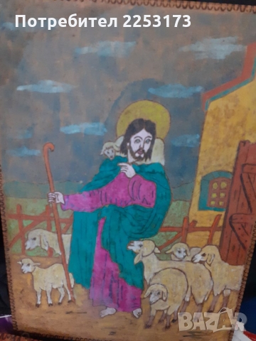 Божествени картини на талашит с пирограф, снимка 3 - Декорация за дома - 36058696