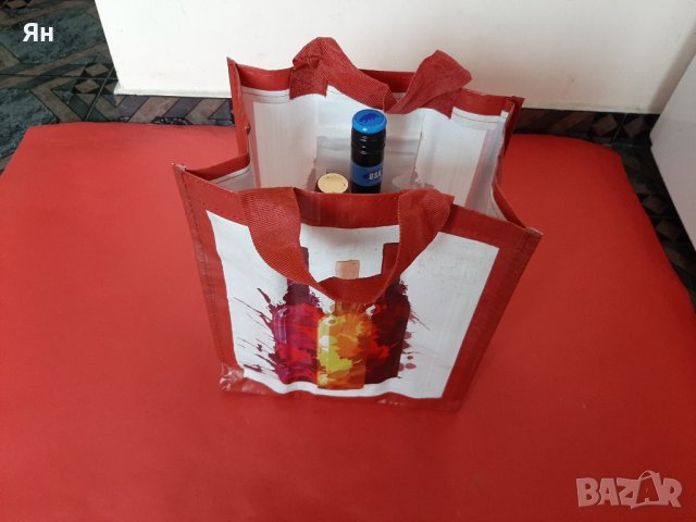 Чанта за 6 броя Бутилки Вино или друг Алкохол 