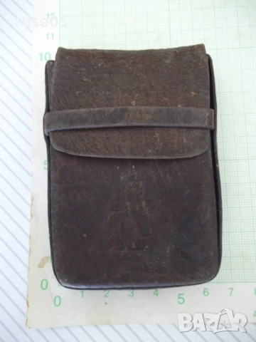 Калъф кожен за цигари от м-н "СБХ" от соца - 1