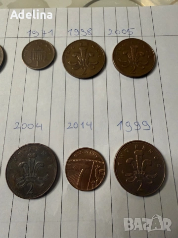 Английски монети 1971 - 2014, снимка 3 - Колекции - 53328195