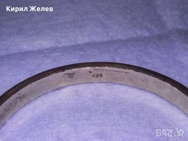 СТИЛНА и КРАСИВА СРЕБЪРНА РЕТРО АРТ ГРИВНА СРЕБРО 925 Стара МАЙСТОРСКА РЪЧНА ИЗРАБОТКА 37153, снимка 11 - Гривни - 42657333