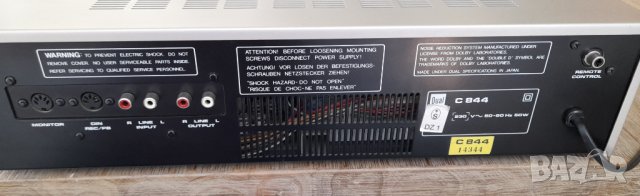 Дек Dual C844 C 844 3 Head 2 Speed 2 Motors Dual capstan , снимка 7 - Декове - 42559954