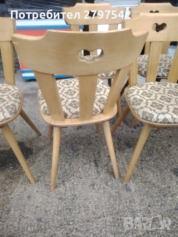 Дървени столове А143, снимка 3 - Столове - 52331219