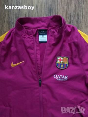  Nike FC Barcelona - страхотно юношеско горнище  КАТО НОВО , снимка 2 - Детски анцузи и суичери - 35708429