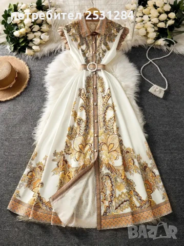 Нови рокли, нова рокля , бохо рокля , рокля с дълъг ръкав, снимка 3 - Рокли - 50914778