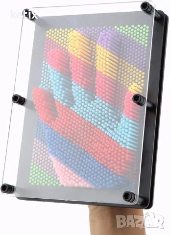 3D цветна дъска за пин арт