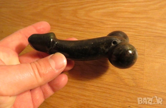 Нефрит, Нефритен Любовен амулет, фалос, еротика, снимка 3 - Антикварни и старинни предмети - 52312036