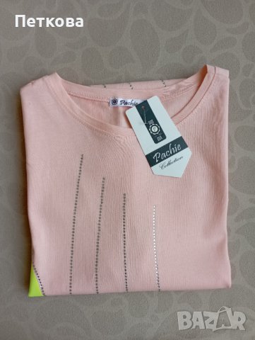 Нова блузка с къс ръкав , снимка 2 - Тениски - 41587656