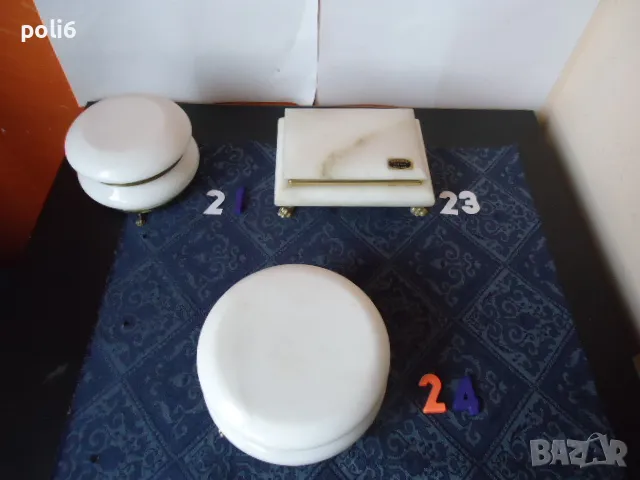 мраморна кутия за бижута, мраморен пепелник, снимка 11 - Други - 23291354