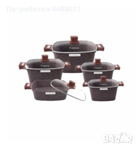 Гранитен комплект касероли от 10 части за кулинарни шедьоври Lexical – IMPERIAL FORGE SERIES