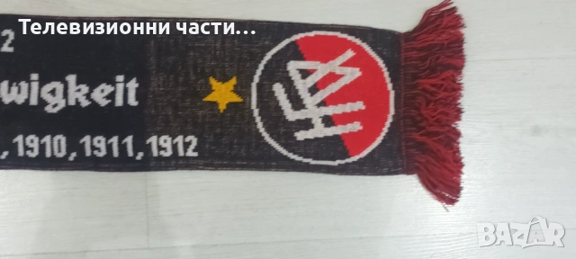 Футболен шал на Карлсруе Karlsruher FV 1891 шампион на Германия 1910, снимка 5 - Футбол - 53582274