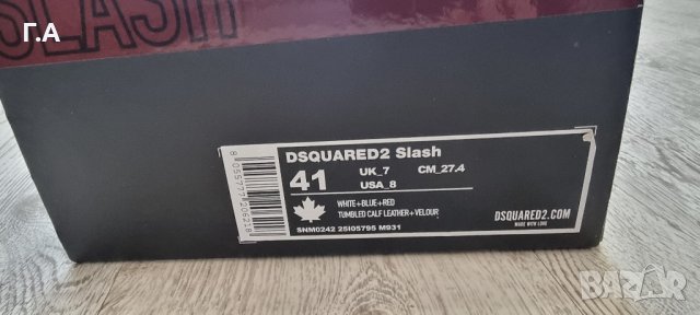 Оригинални мъжки сникърси Dsquared2 , снимка 5 - Маратонки - 44239679