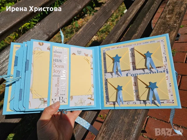 Албум за новородено момченце. Наличен! , снимка 8 - Декорация за дома - 56259067