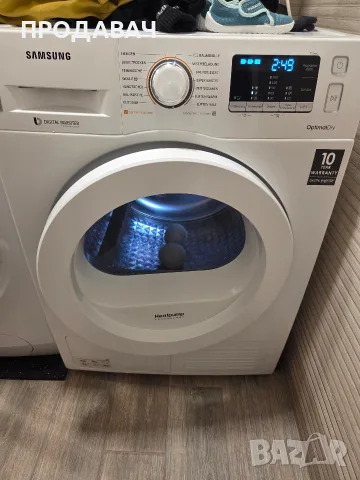 Сушилня Samsung (модел DV71M5020KW, 7kg, с термопомпа)