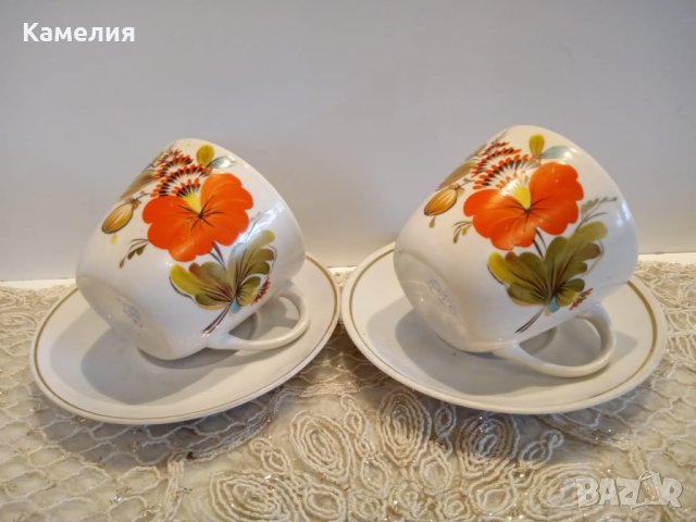 Руски порцелан , снимка 1 - Чаши - 42125103